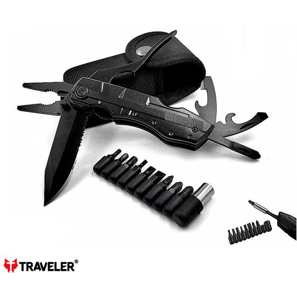 Мультитул Traveler Black Ninja 6в1 (12 функций) MLTOOL008 фото