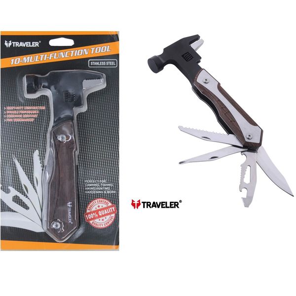 Мультитул Traveler Wood Master 6в1 (10 функций) MLTOOL009 фото