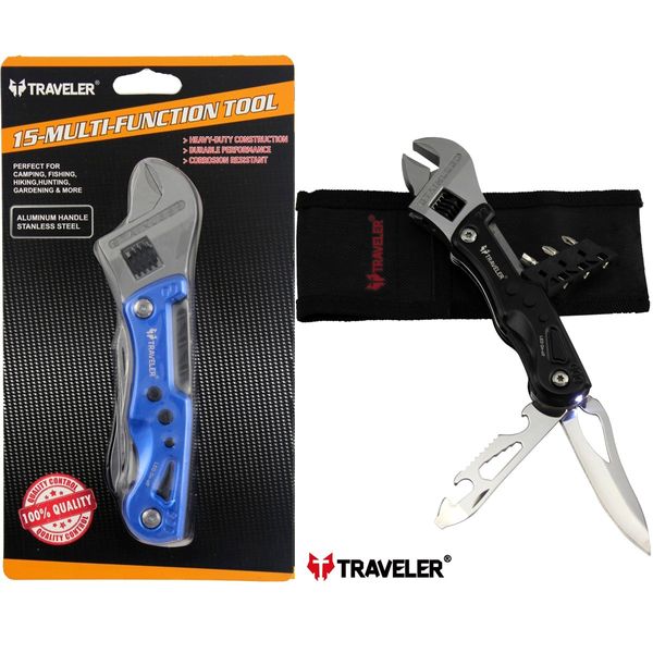 Мультитул Traveler Black Tools 5в1 (10 функцій) MLTOOL010 фото