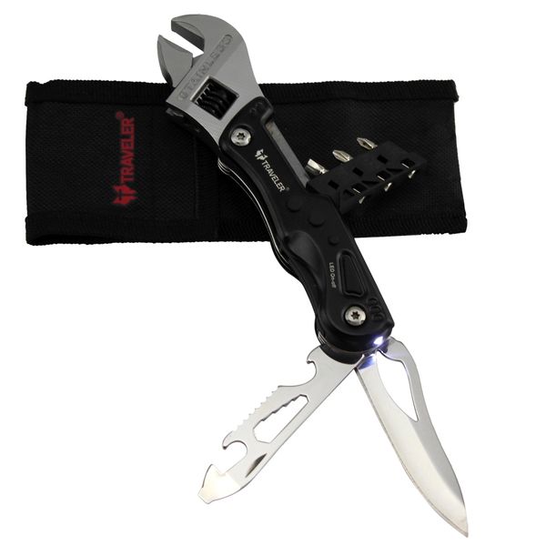 Мультитул Traveler Black Tools 5в1 (10 функций) MLTOOL010 фото